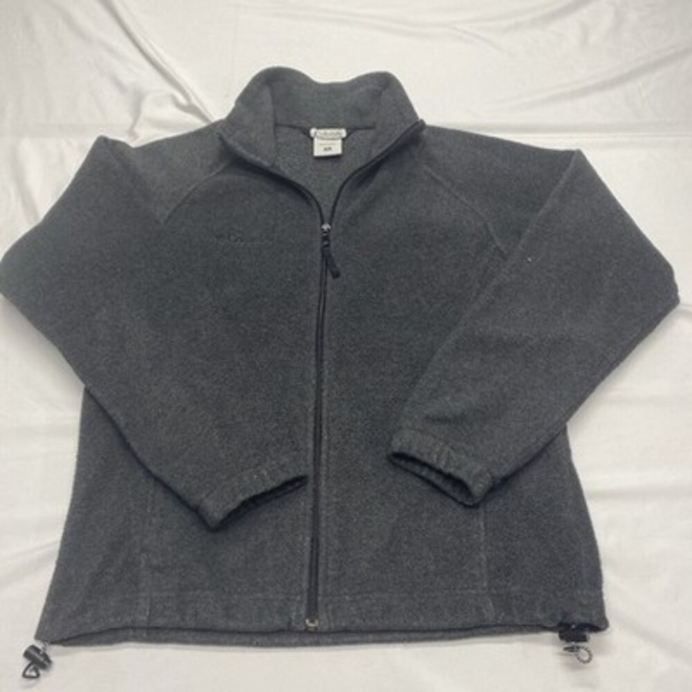 Charcoal Grey Columbia Women's Full Zip Fleece Jacket Size Medium!